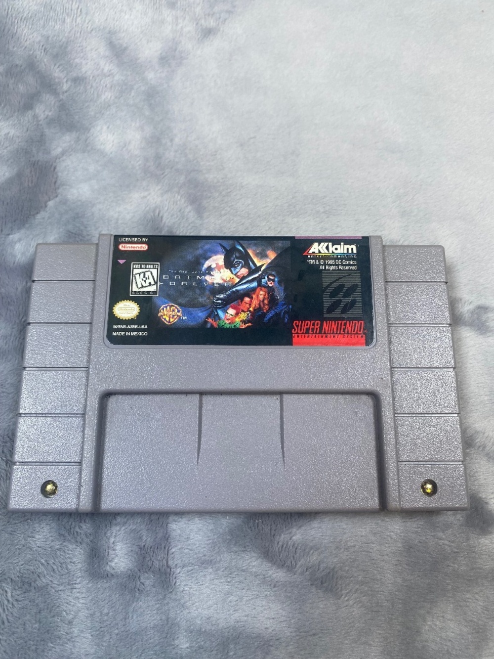 Batman Forever Super Nintendo SNES Game Cartridge